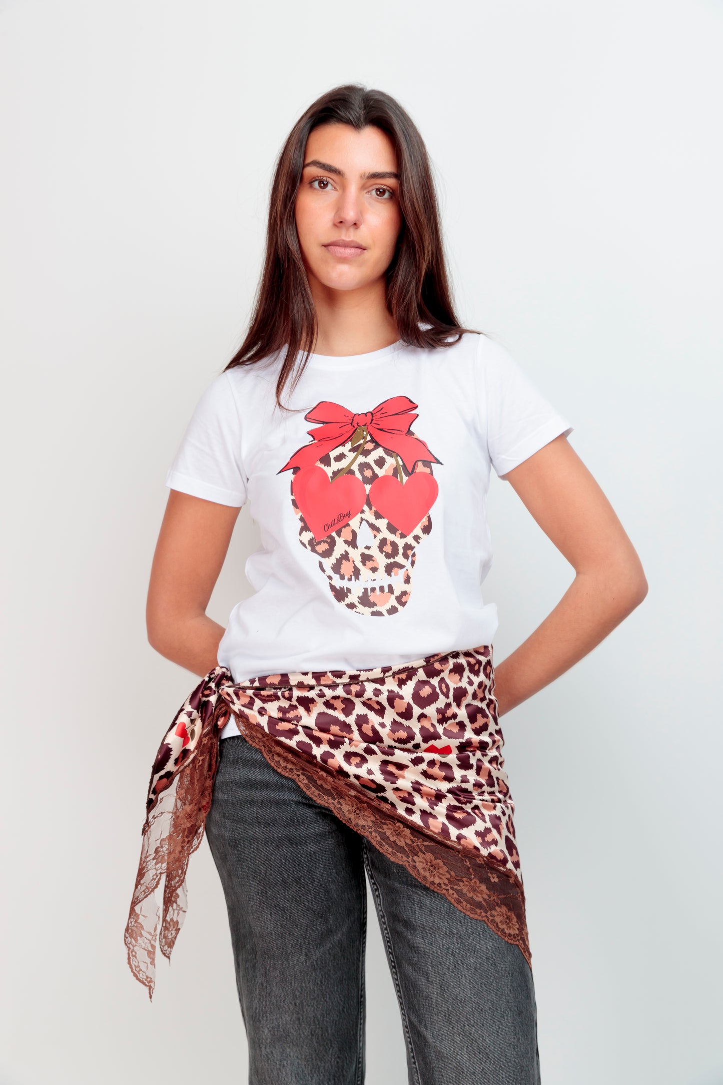 Cherry Leo Lace Scarf