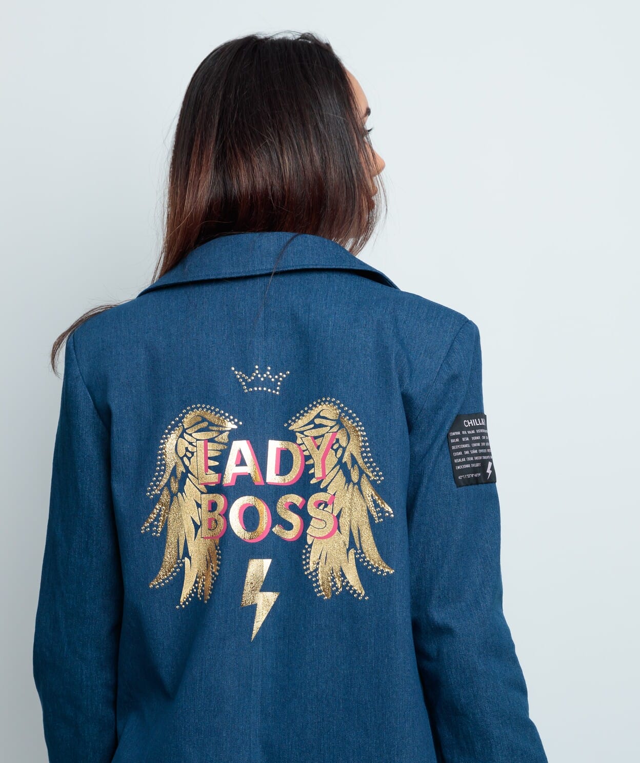 BLAZER VAQUERA LADY BOSS ALAS DORADO