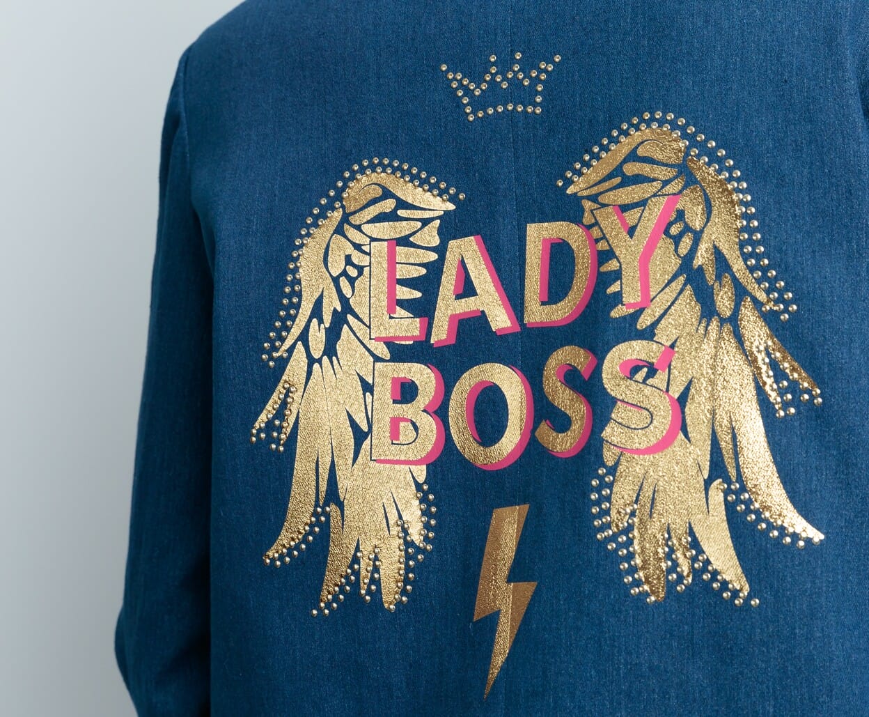 BLAZER VAQUERA LADY BOSS ALAS DORADO