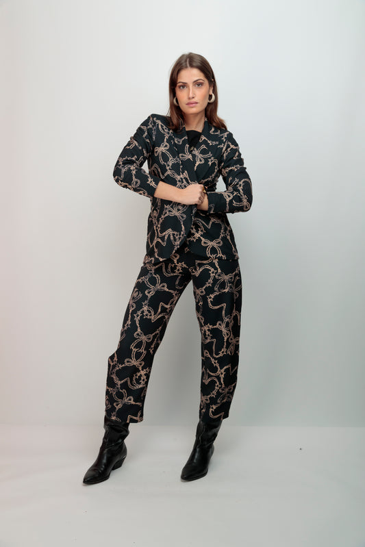 Blazer Corazón Lazo Strass