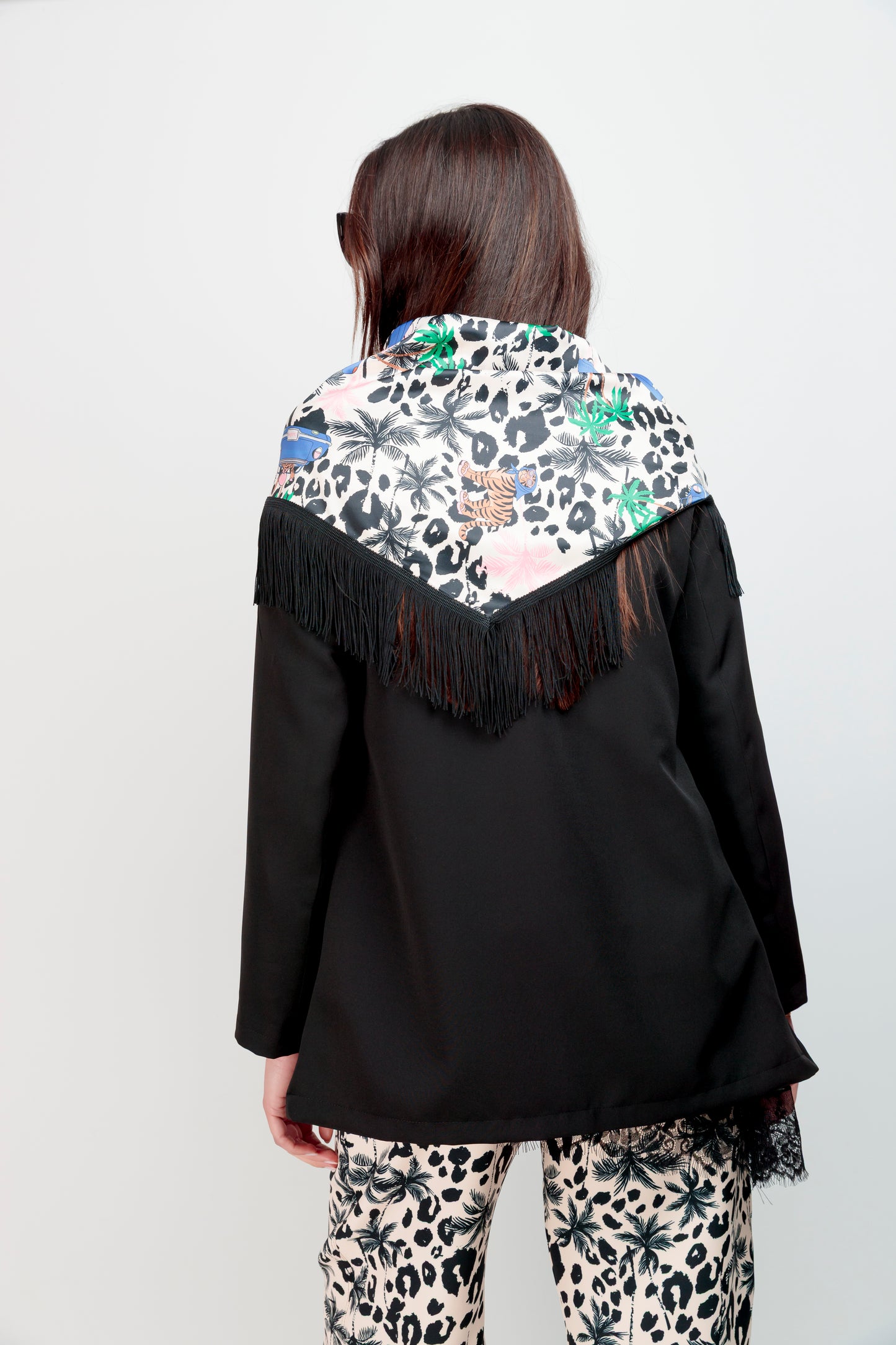 Blazer Pañuelo Flecos Car Palm