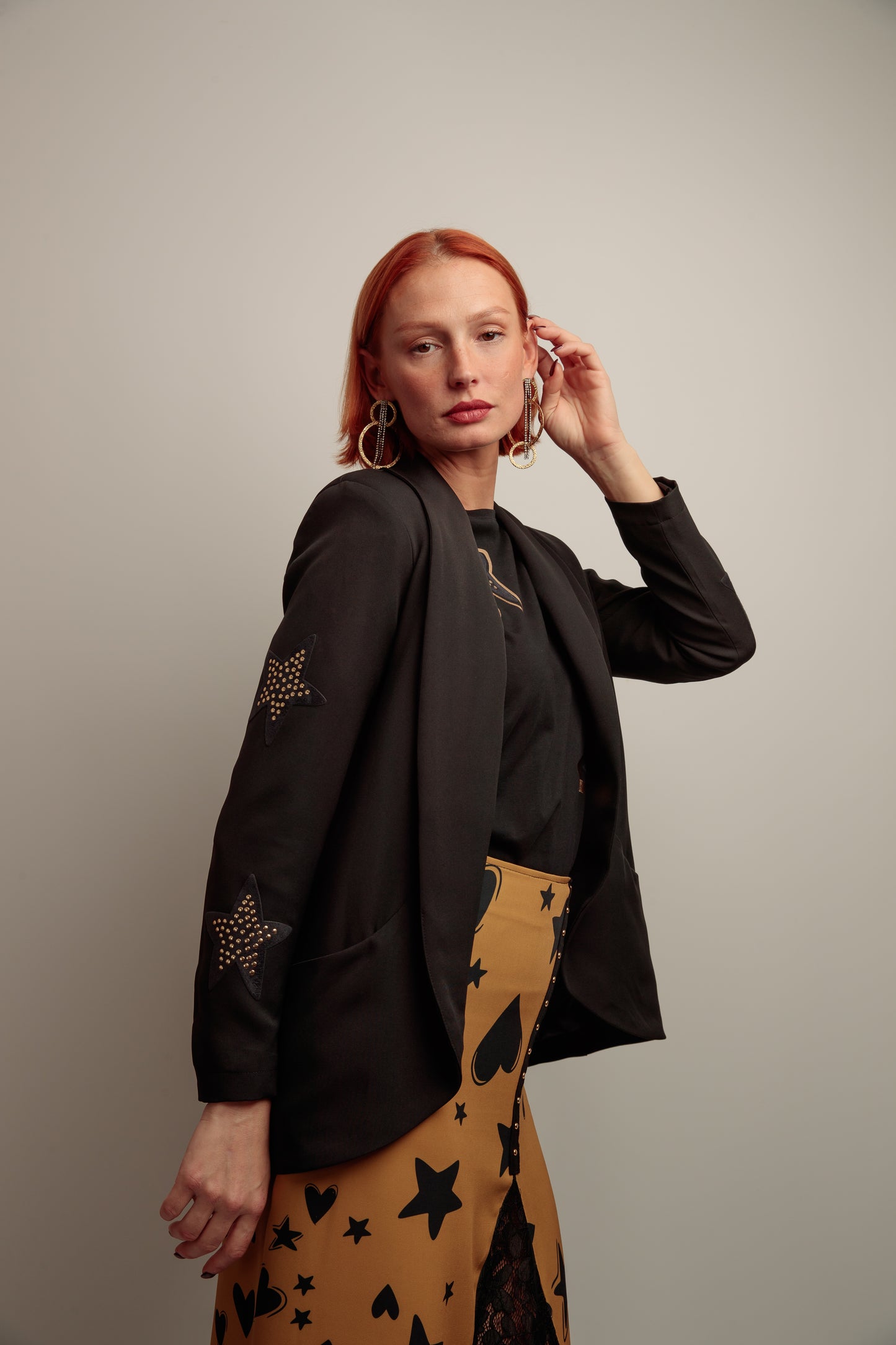 Blazer Smoking Parches Star