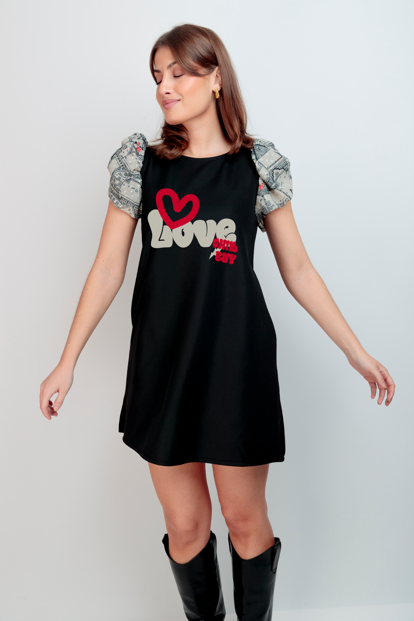 Robe à manches Blow Town