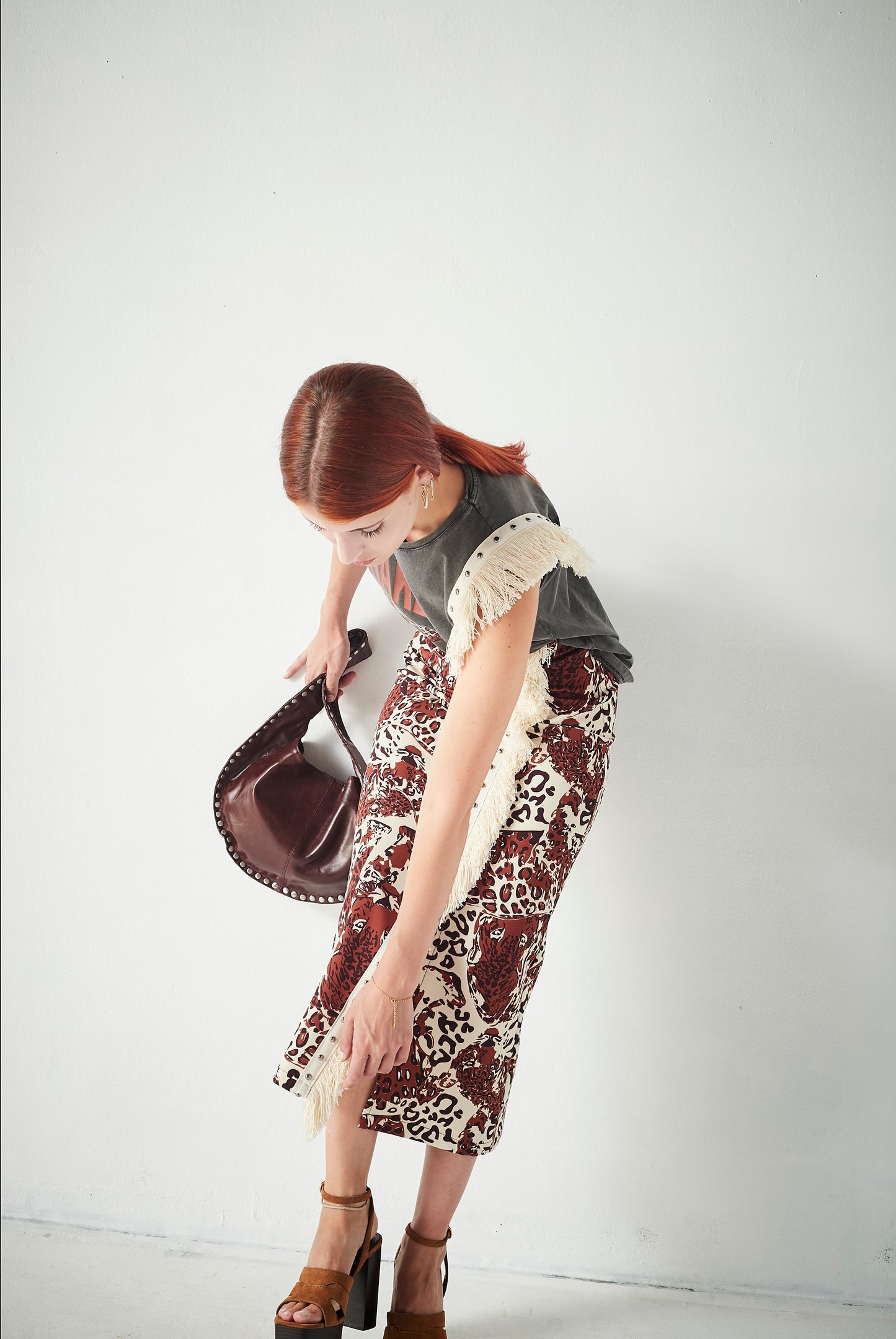 Camiseta Flecos Snake&Petals