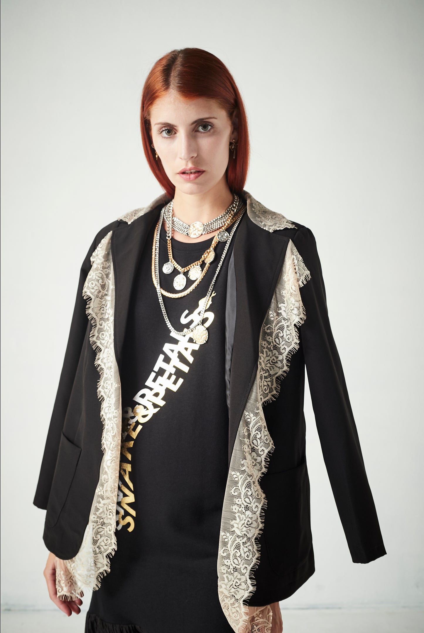 Blazer Lace Amazing Dorado