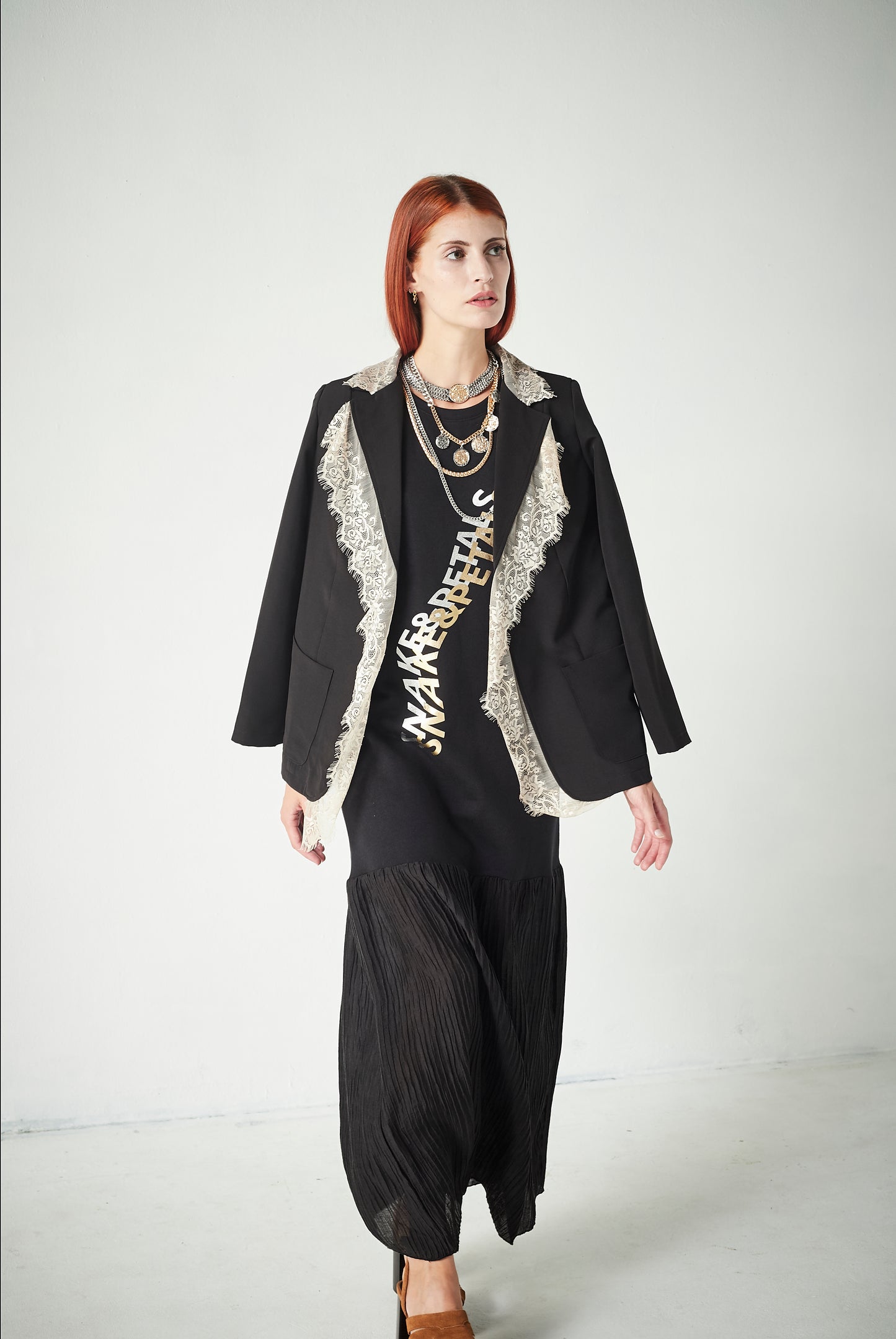 Blazer Lace Amazing Dorado