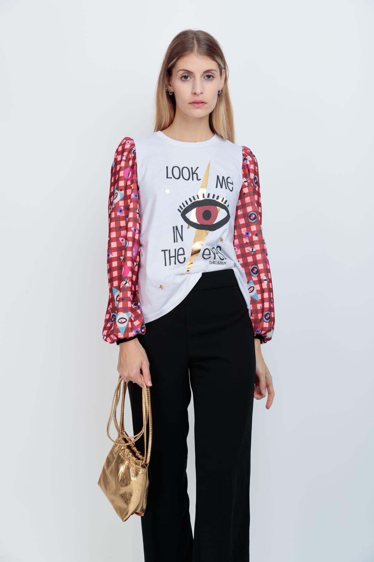 CAMI ABULLONADA LOOK ME