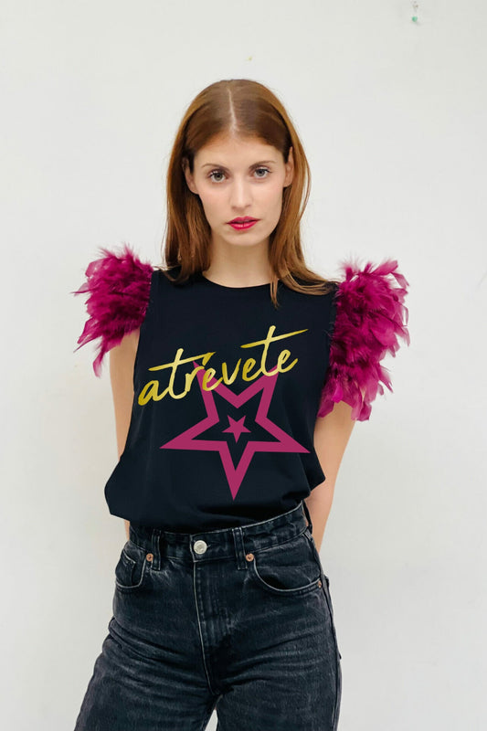 CAMI PLUMAS ATREVETE