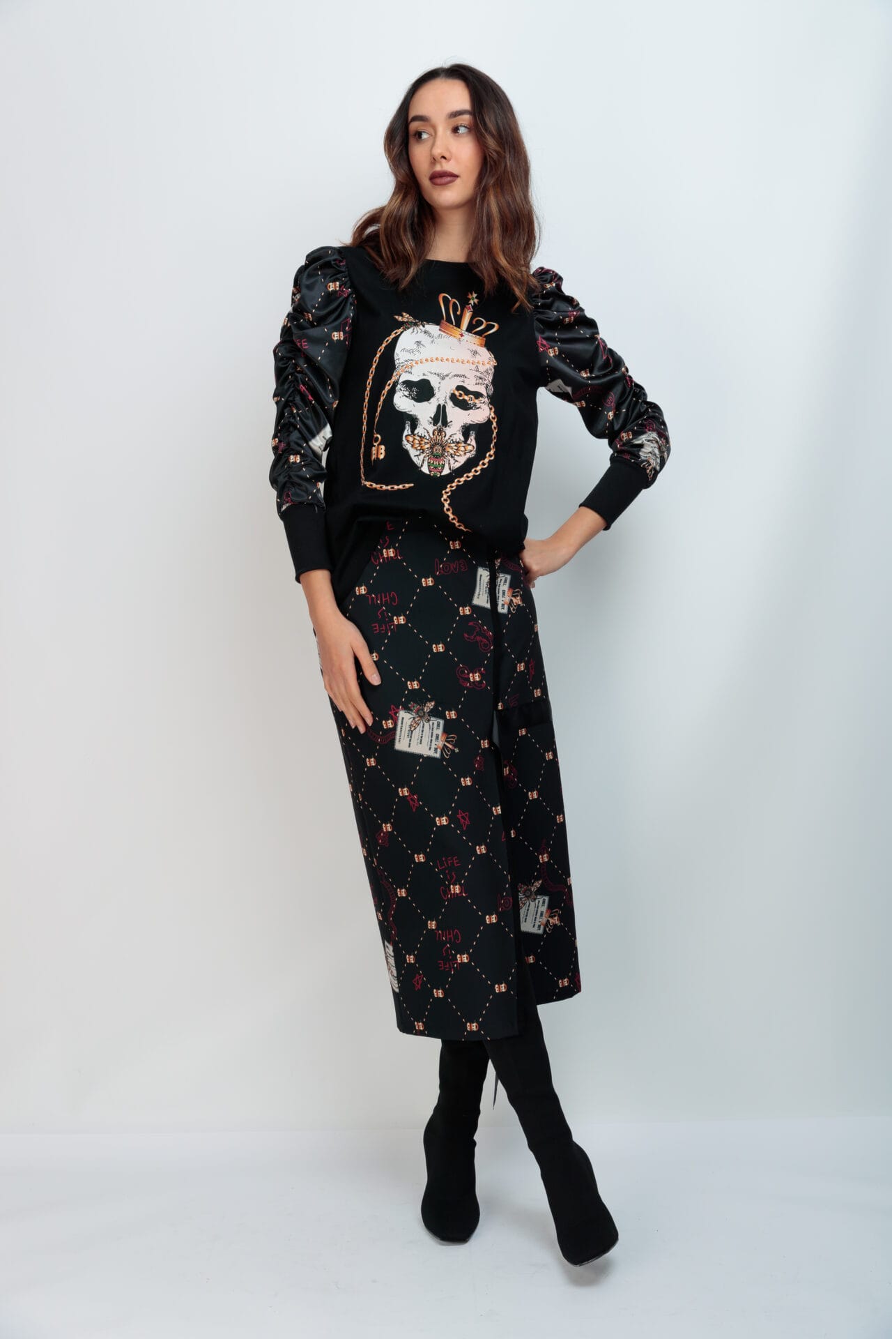 CAMISETA CANELA DELUXE SKULL DELUXE