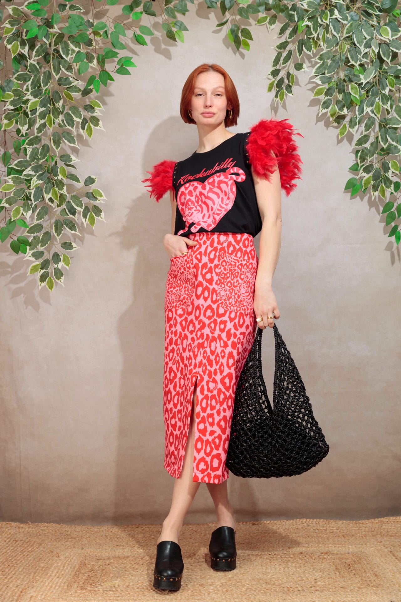 Rockabilly Feather T-shirt
