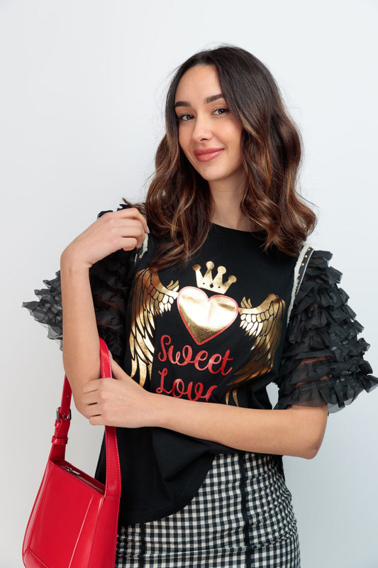 CAMISETA SUPER SWEET LOVE R