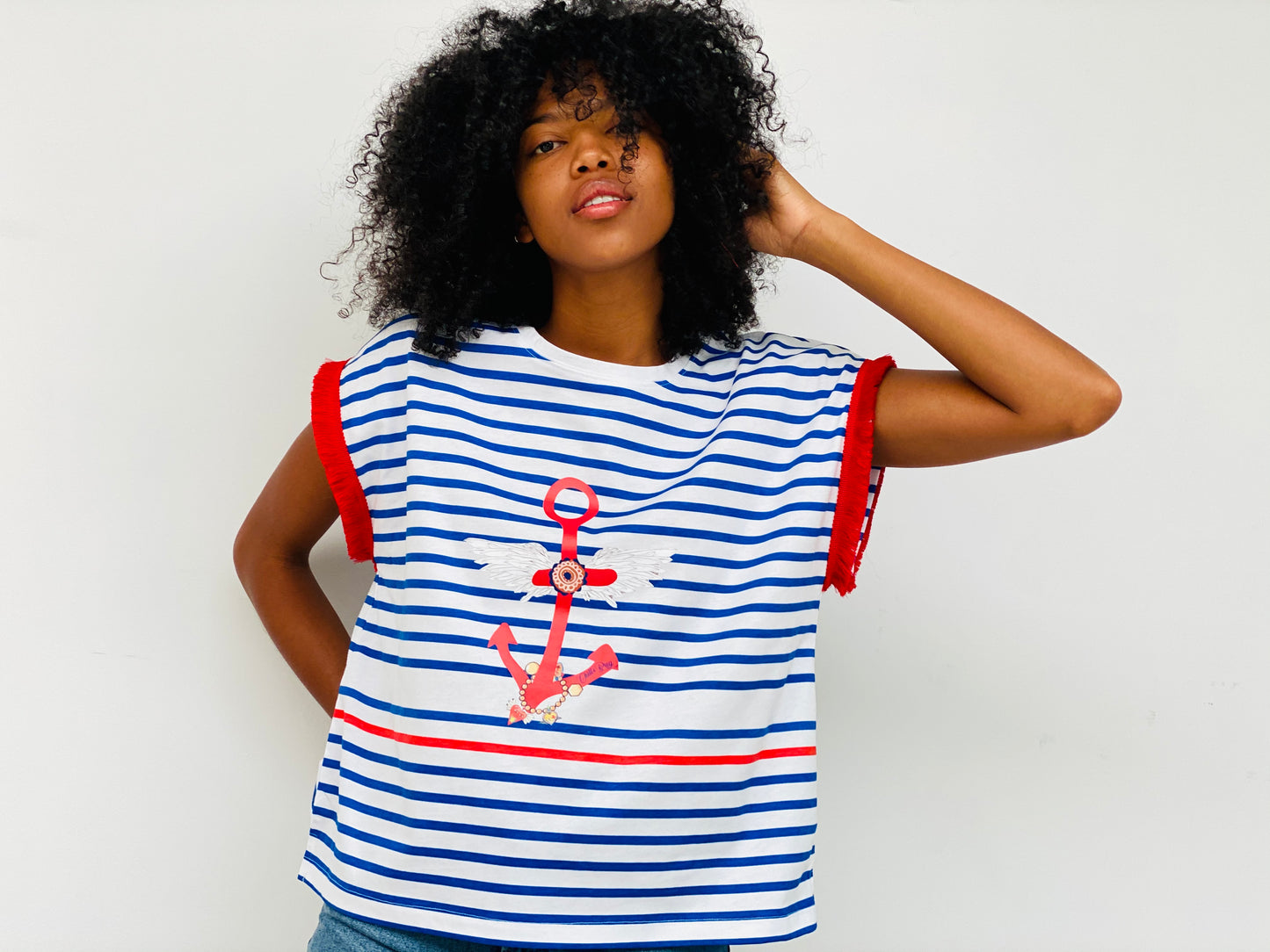 Camiseta Flecos Ancla Vibes