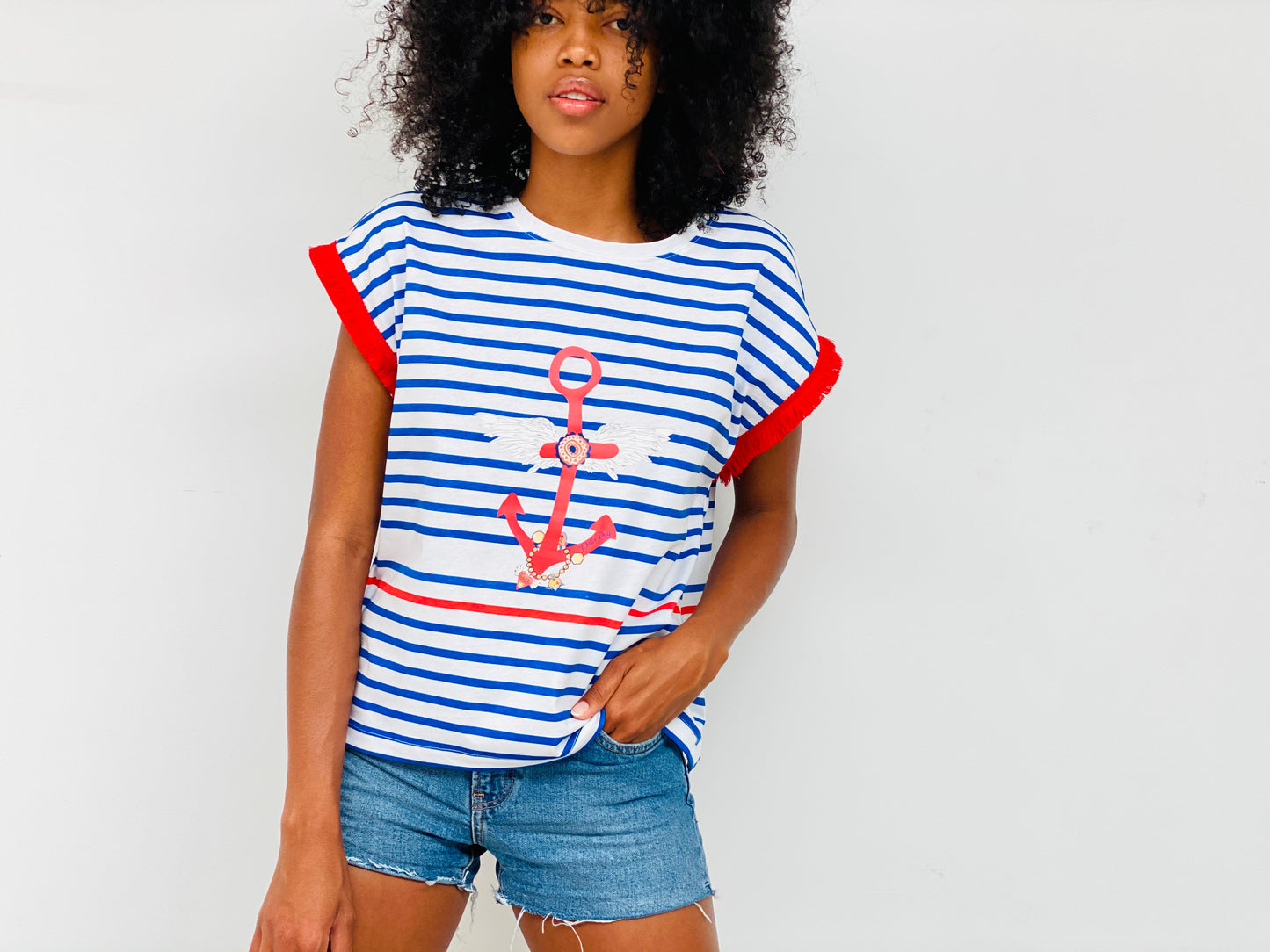 Camiseta Flecos Ancla Vibes