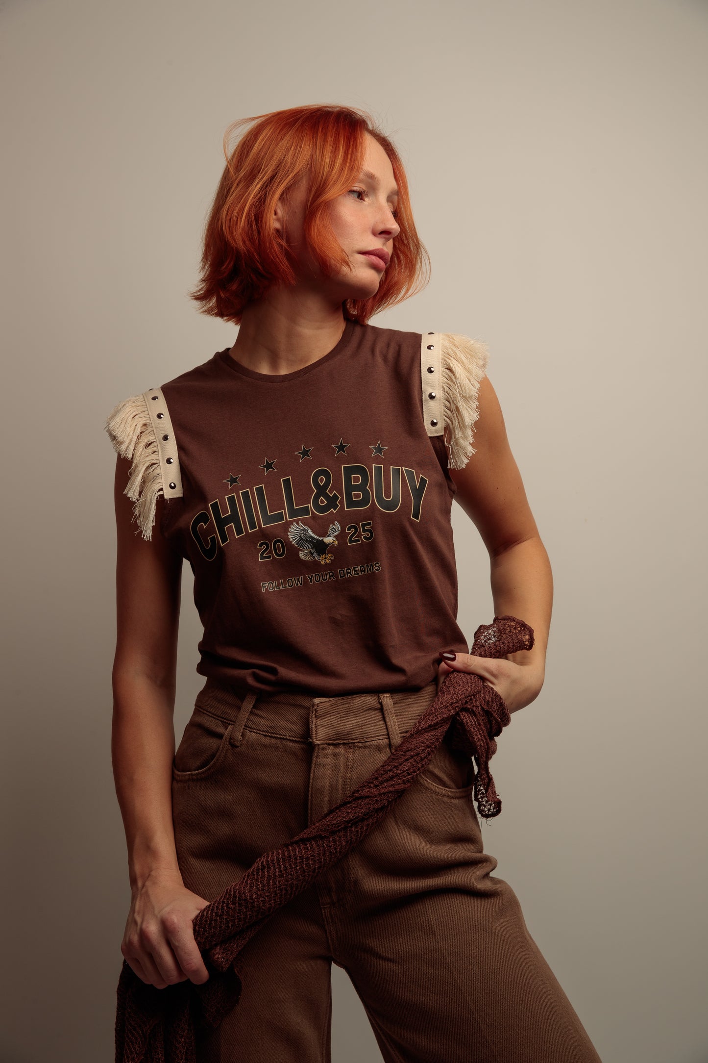 Camiseta Flecos Chill Aguila