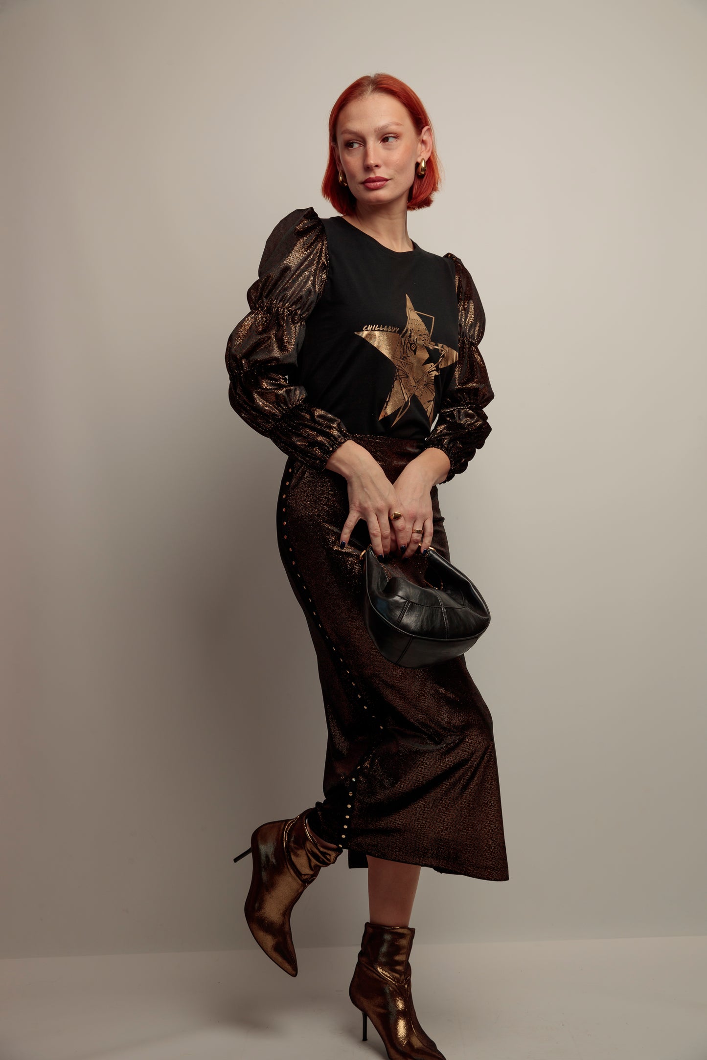 Camiseta Frunces Negro Rayo Tiger