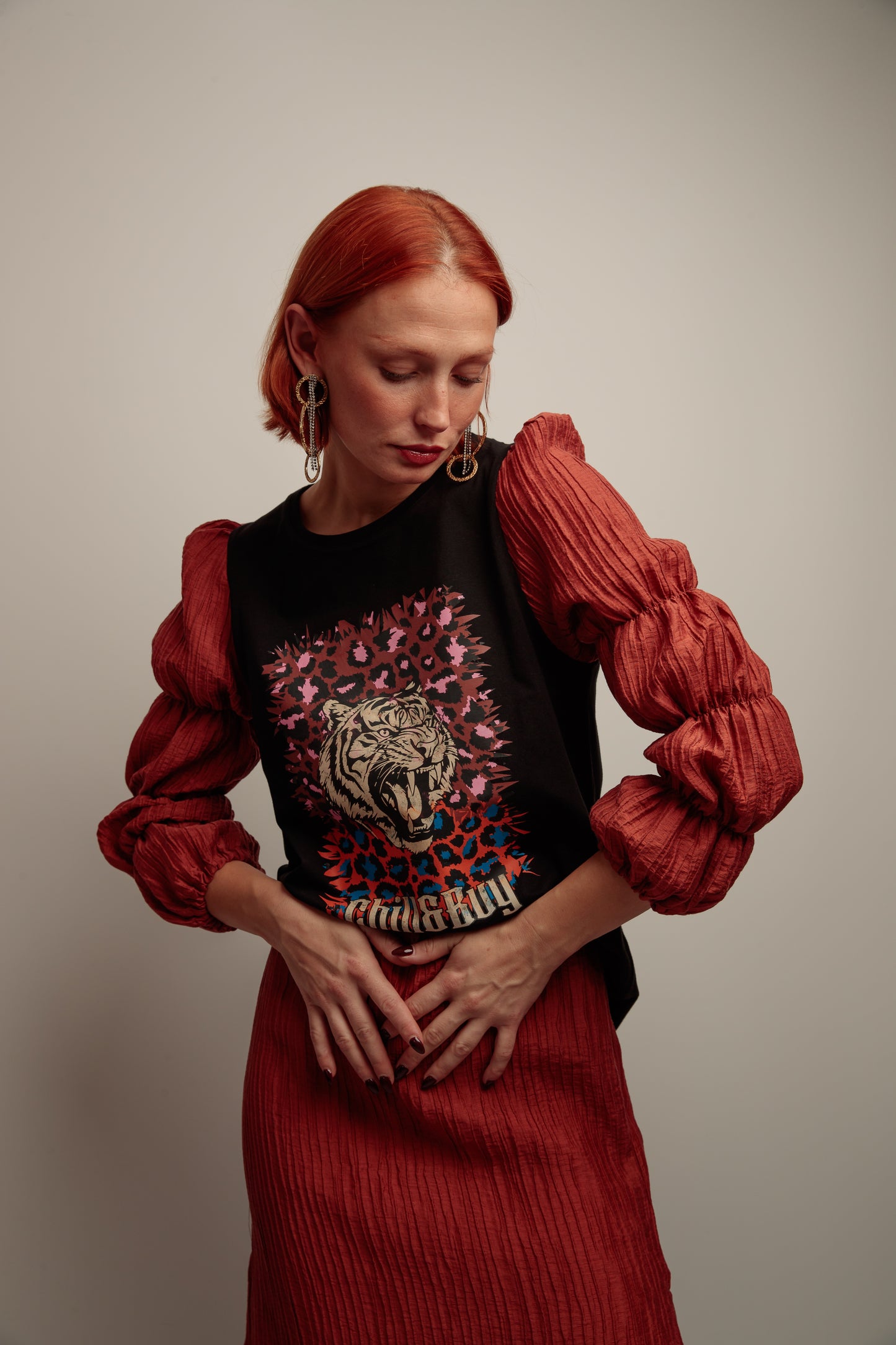 Camiseta Frunces Tigre Print