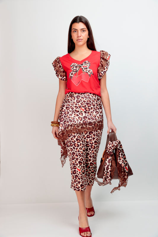 Camiseta Pico Dúa Cherry Lazo