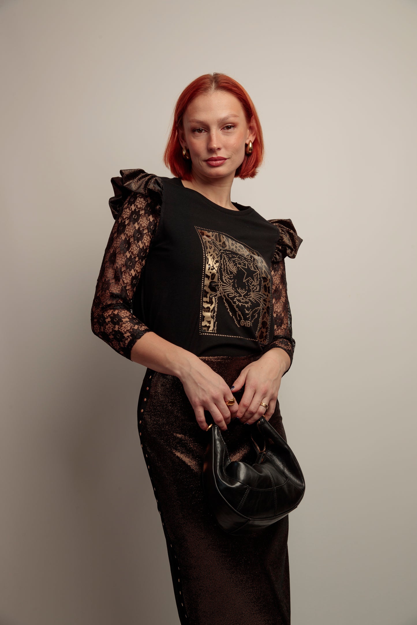 Camiseta Rita Tiger Strass