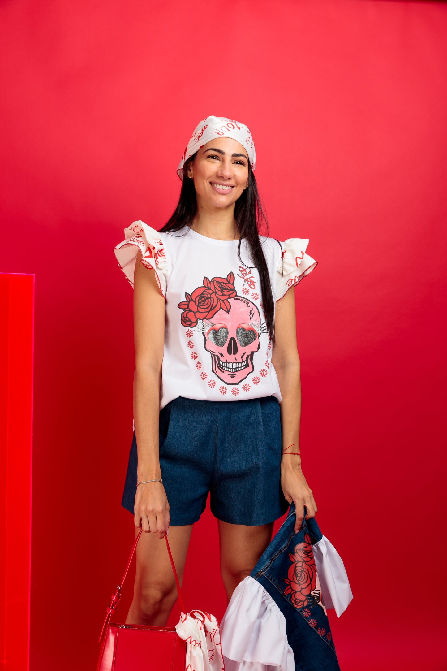 T-shirt Vera Skull Expressions