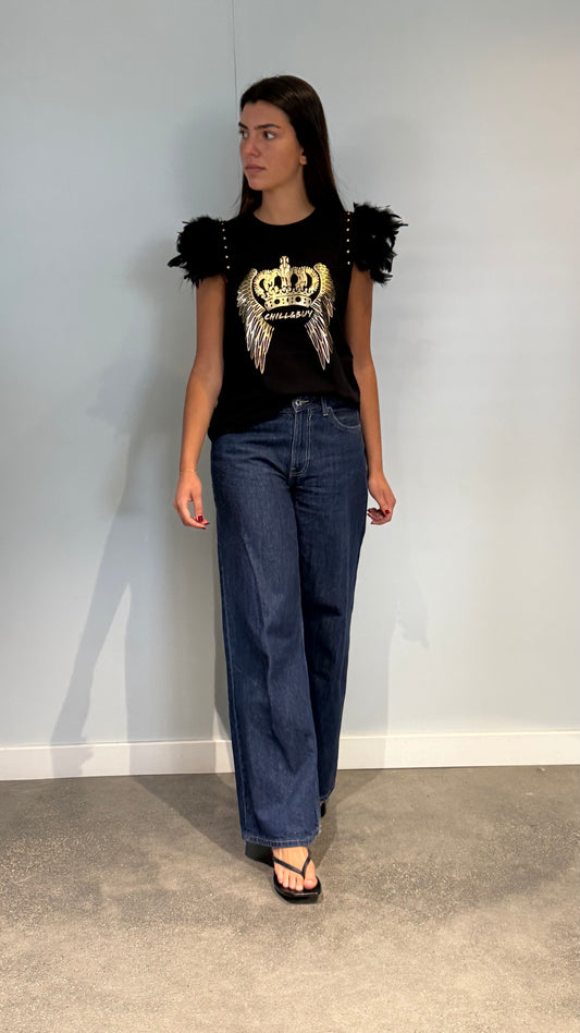Camiseta Plumas Alas Crown