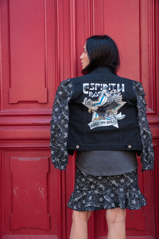 Cazadora Abullonada Aguila Lover