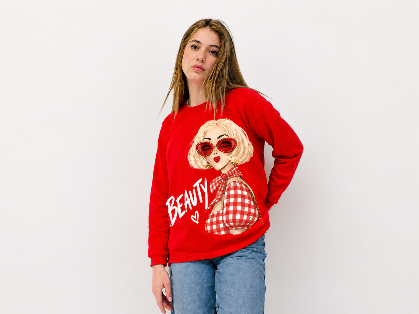 Scarlet Rock Skull Sweatshirt