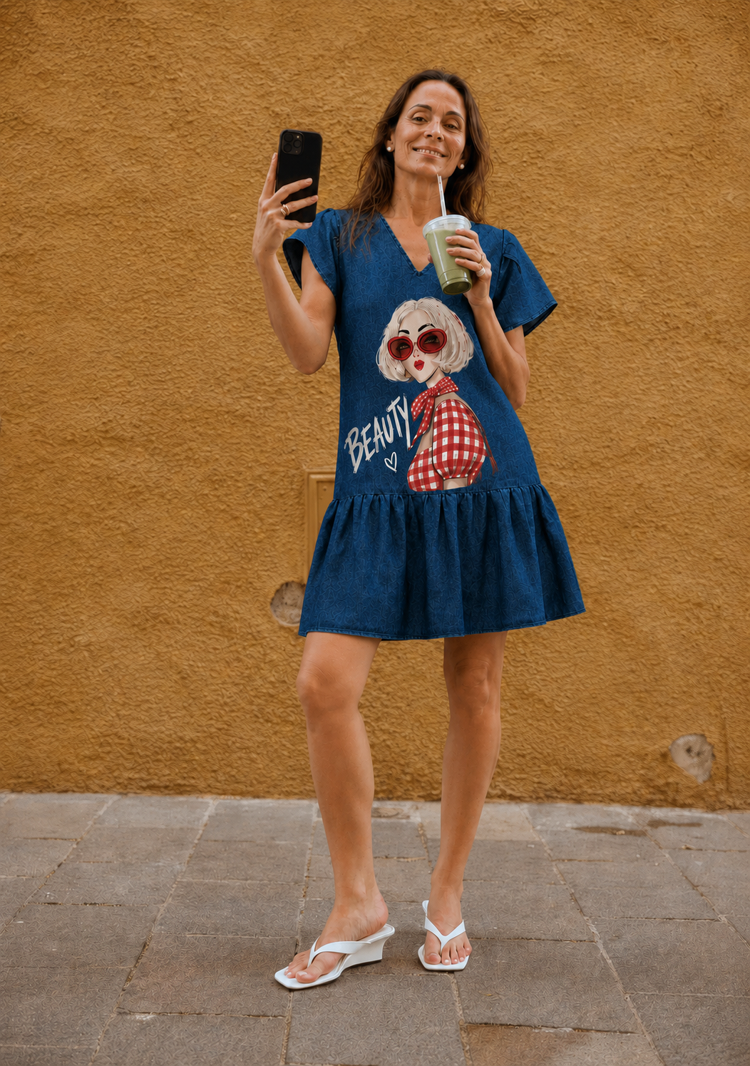 Clover Car Palm Dress