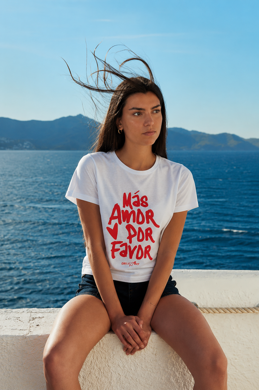 T-shirt Plus d'Amour Rouge