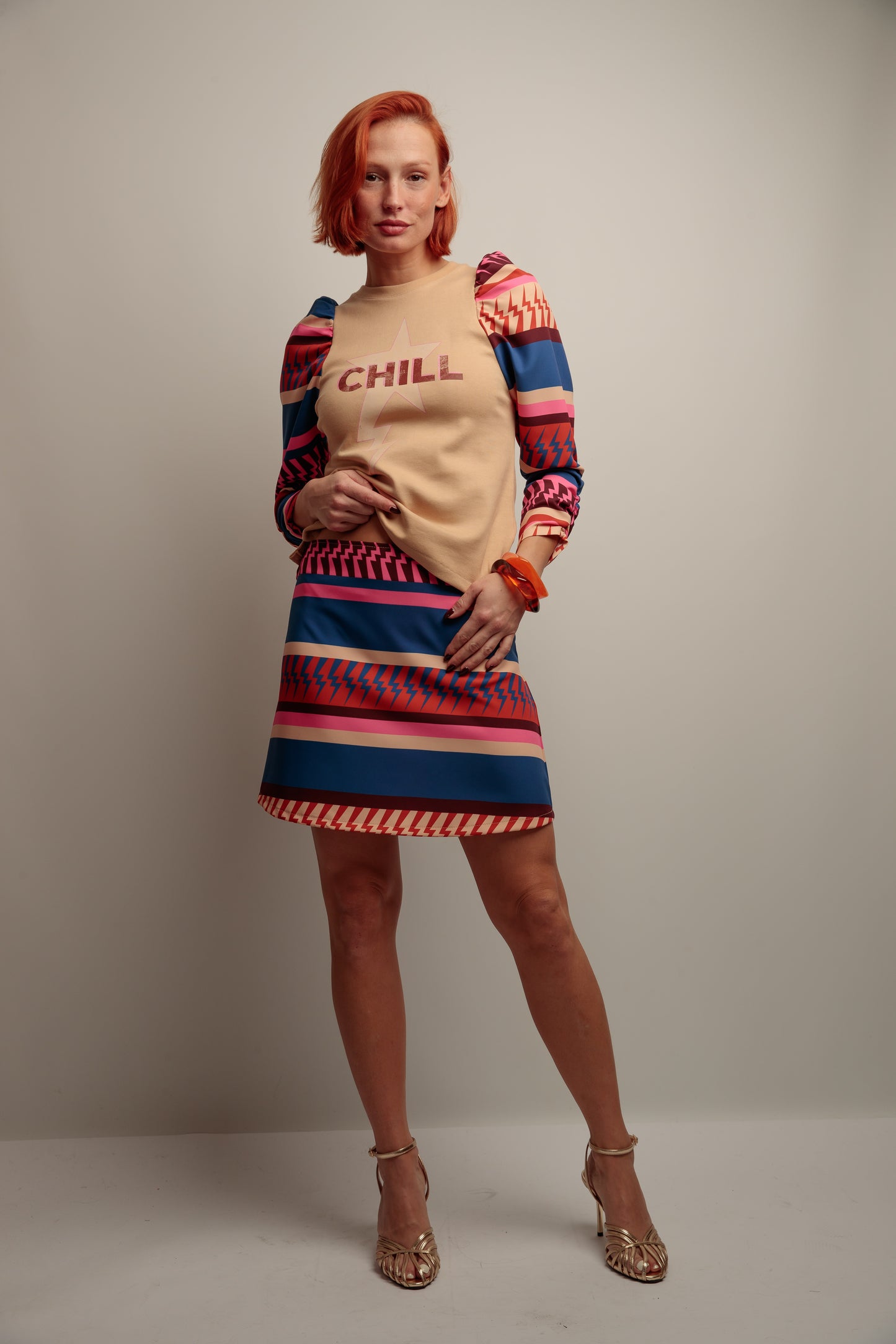 Falda Mini Evasé Caye