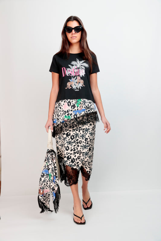 Falda Lencera Car Palm