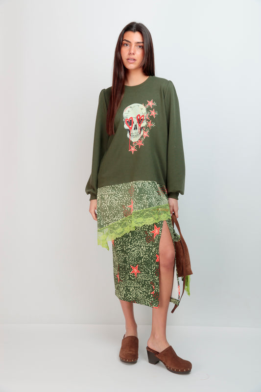 Sudadera Combinada Leo Star Crane