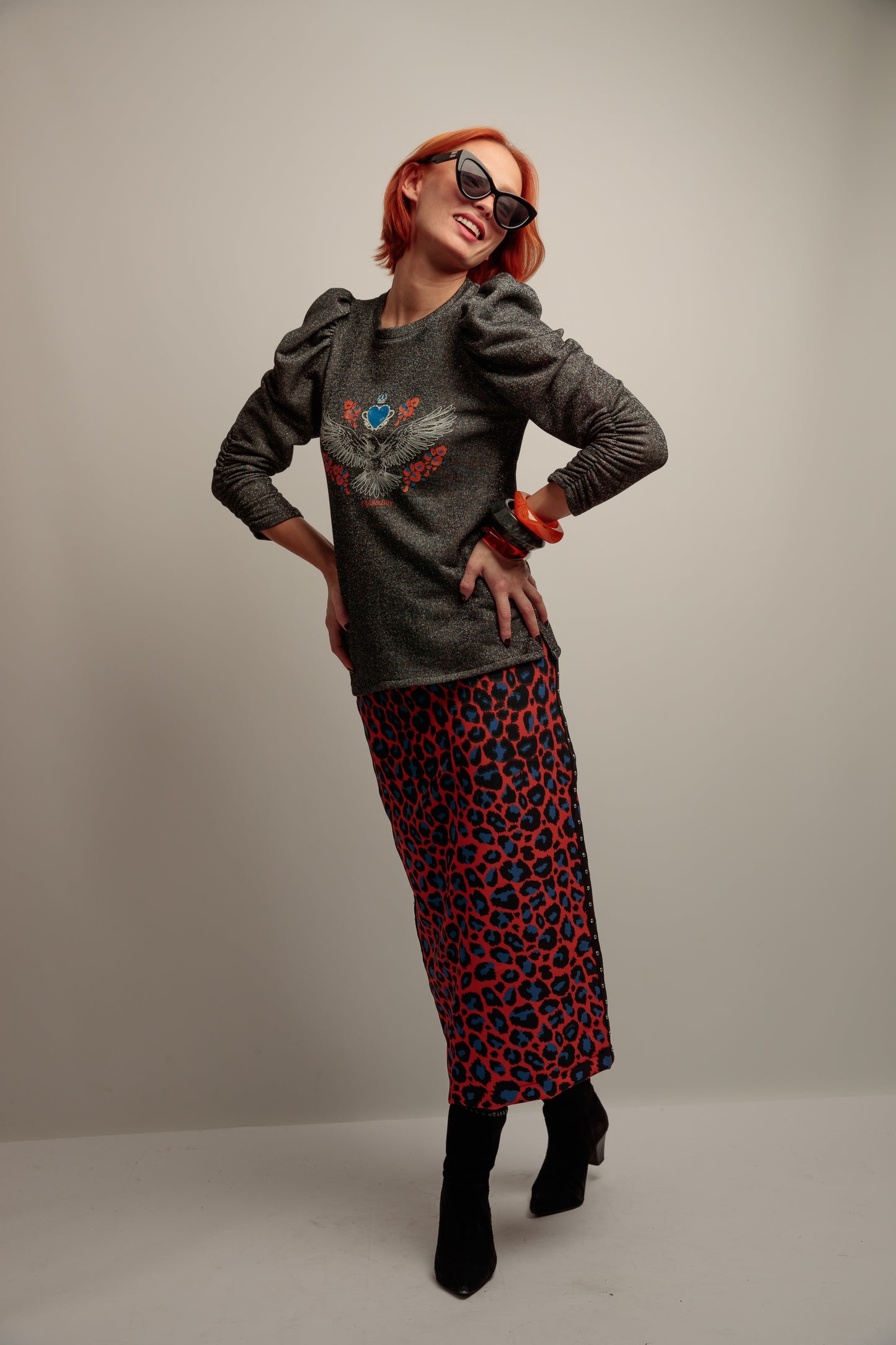 Sudadera Lurex Aguila Caye