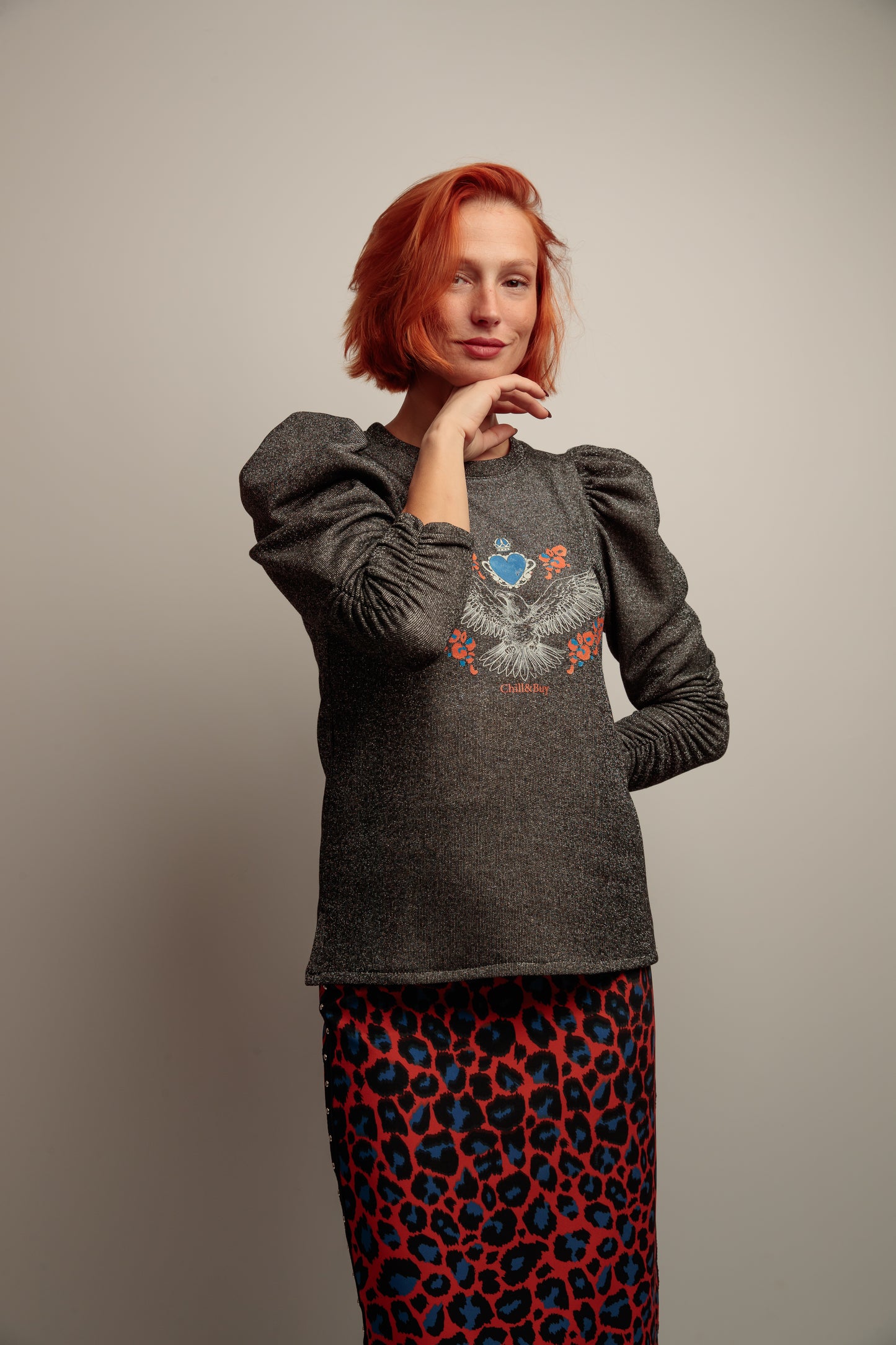 Sudadera Lurex Aguila Caye