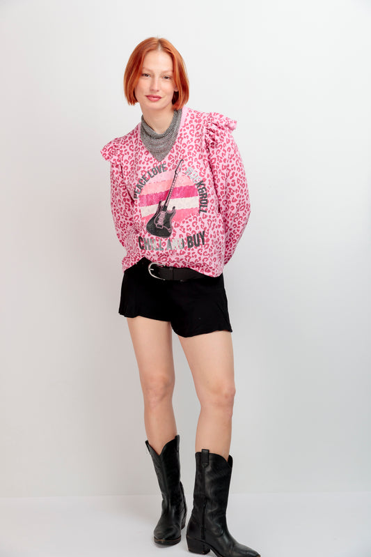 Sudadera Scarlet Guitarra Peace