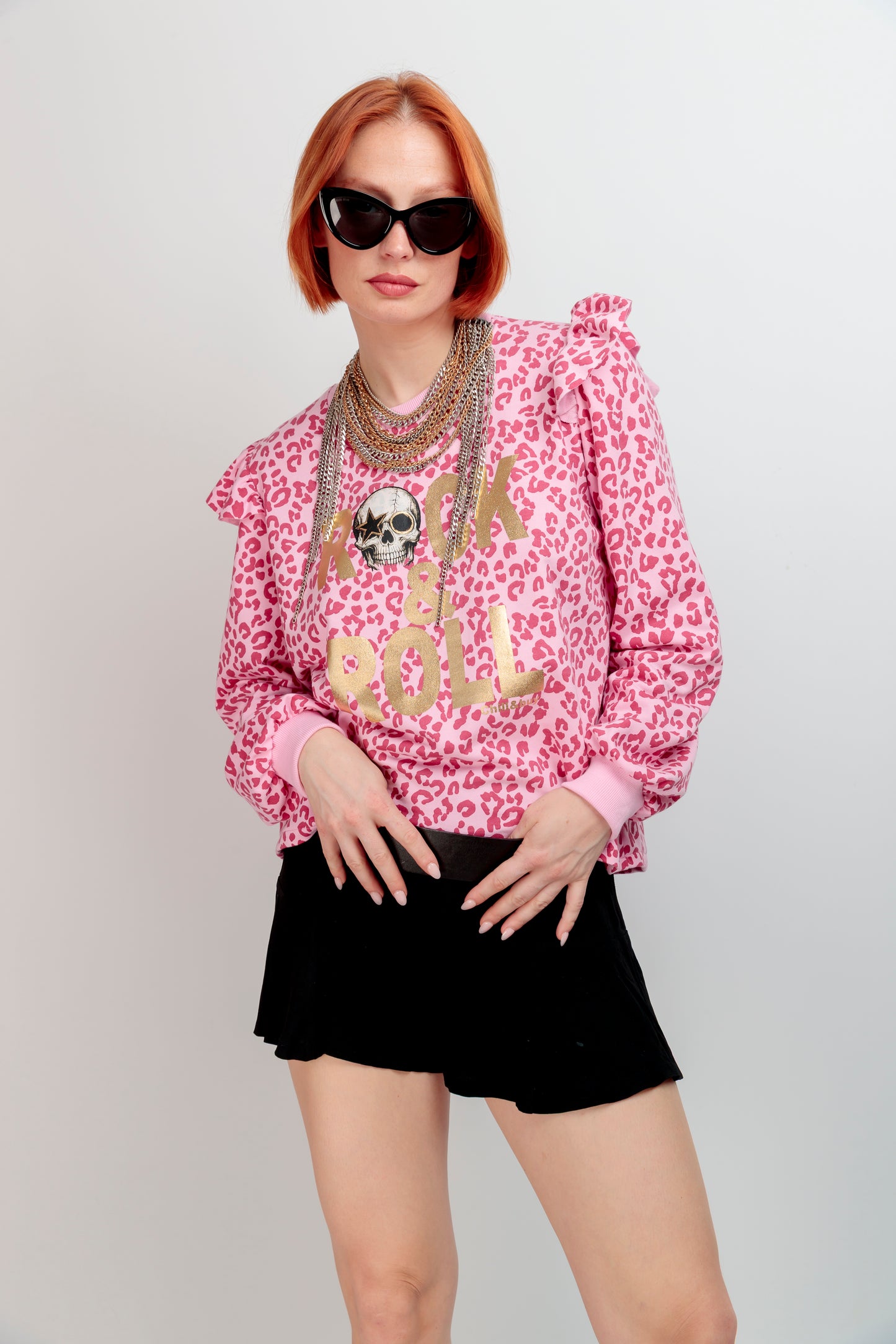 Sudadera Scarlet Rock Skull