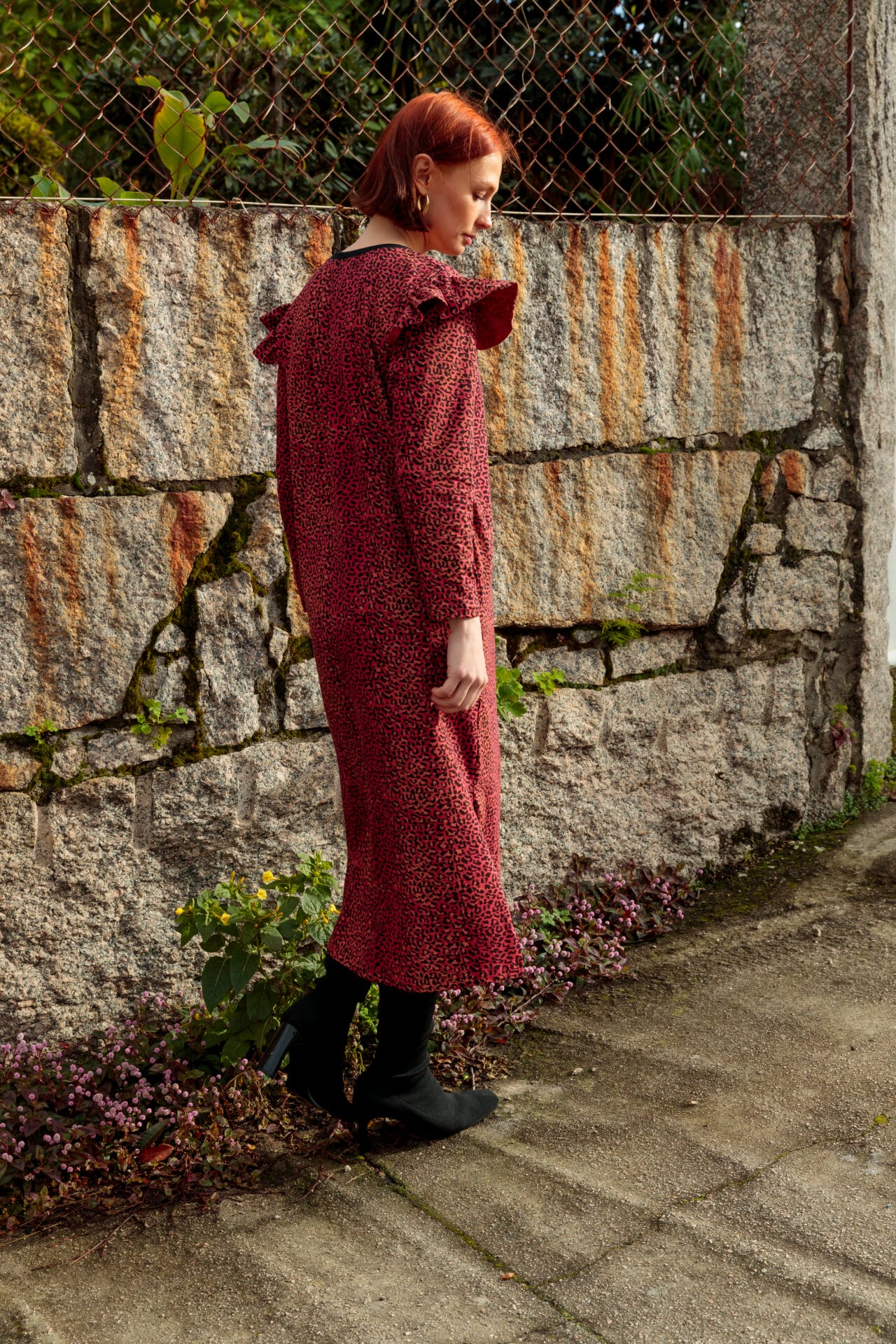 VESTIDO TIGRESA ROJO