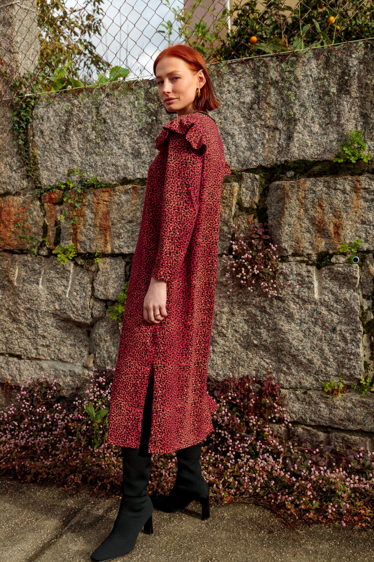VESTIDO TIGRESA ROJO