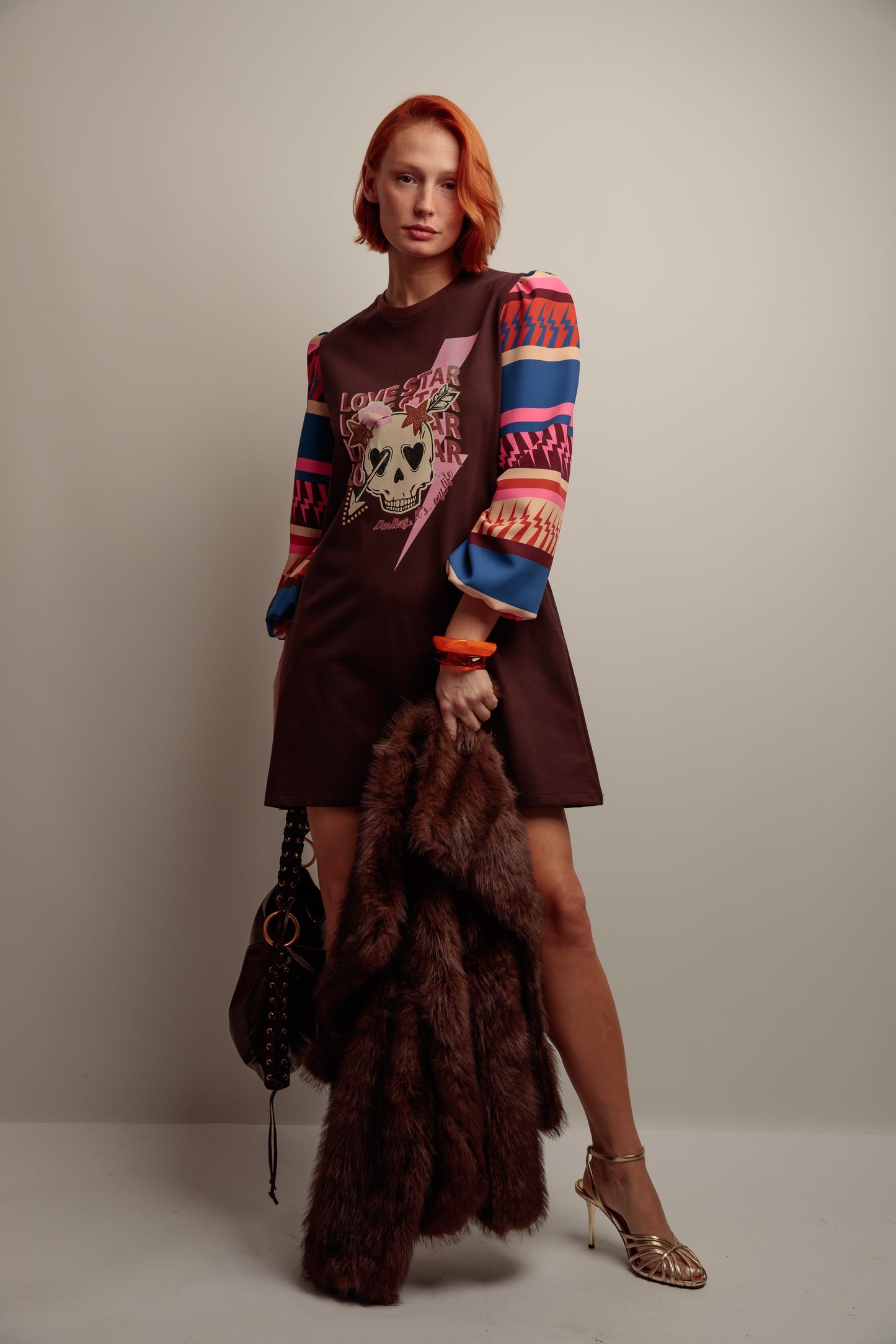Vestido Abullonado SK Caye