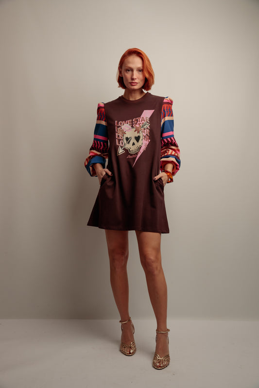 Vestido Abullonado SK Caye