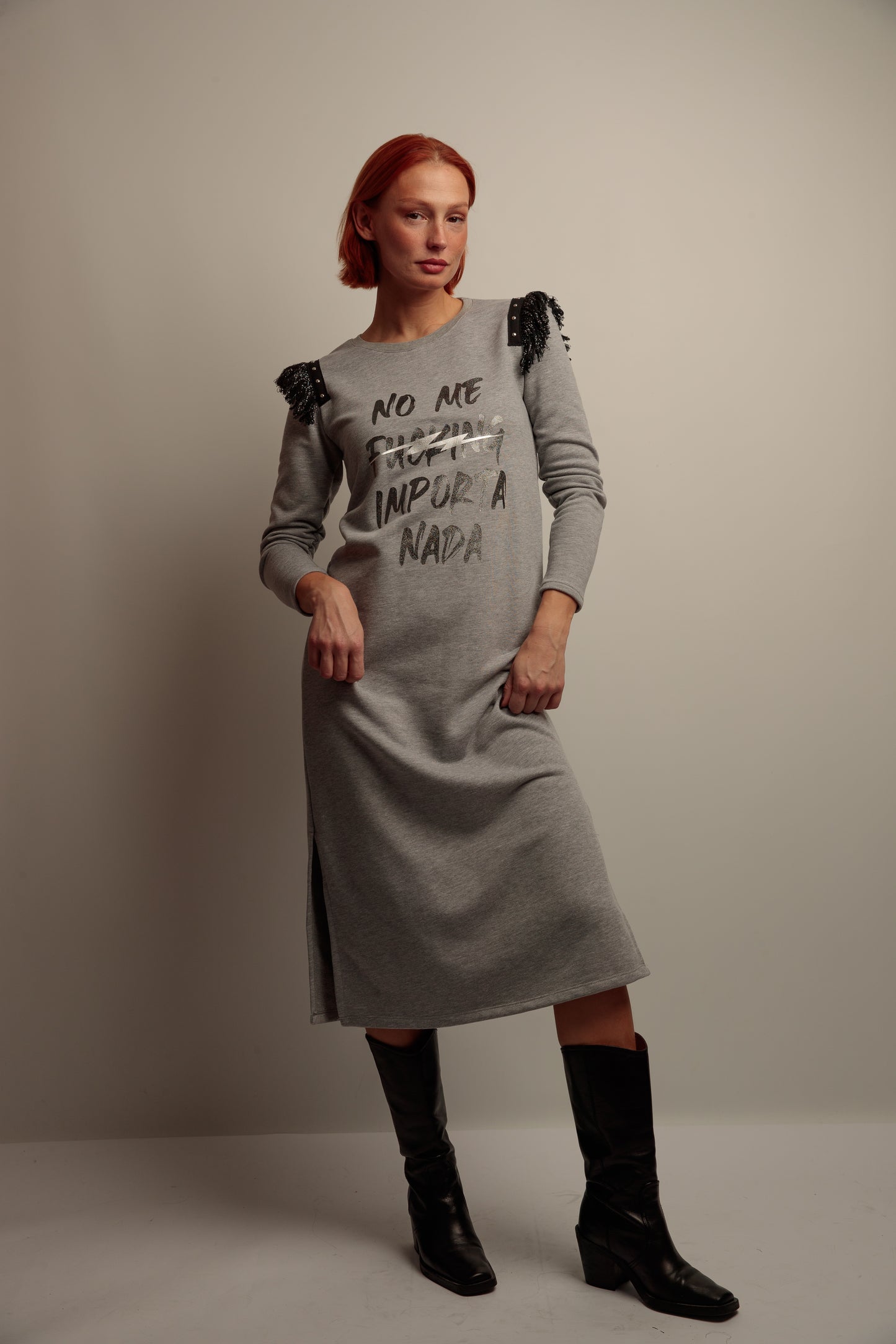 Vestido Flecos Importa