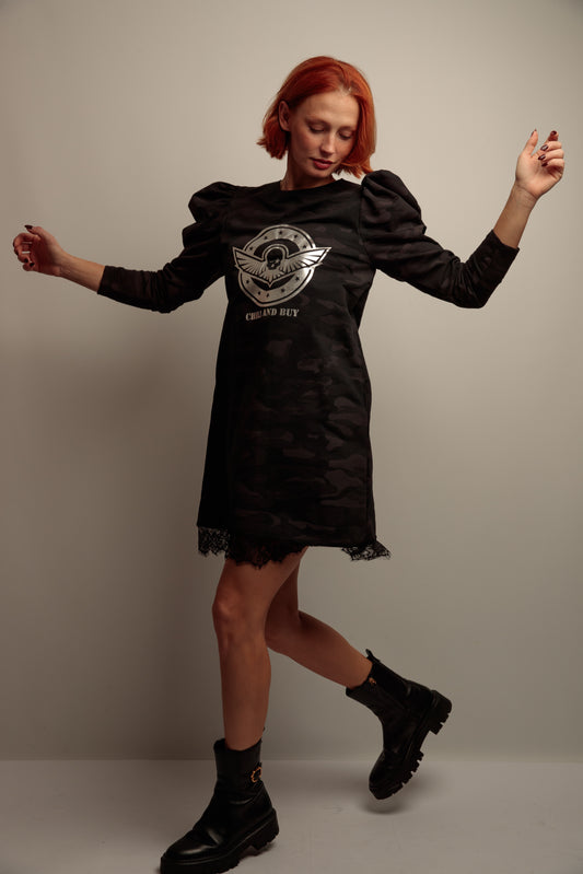 Vestido Lupita Blonda Skull