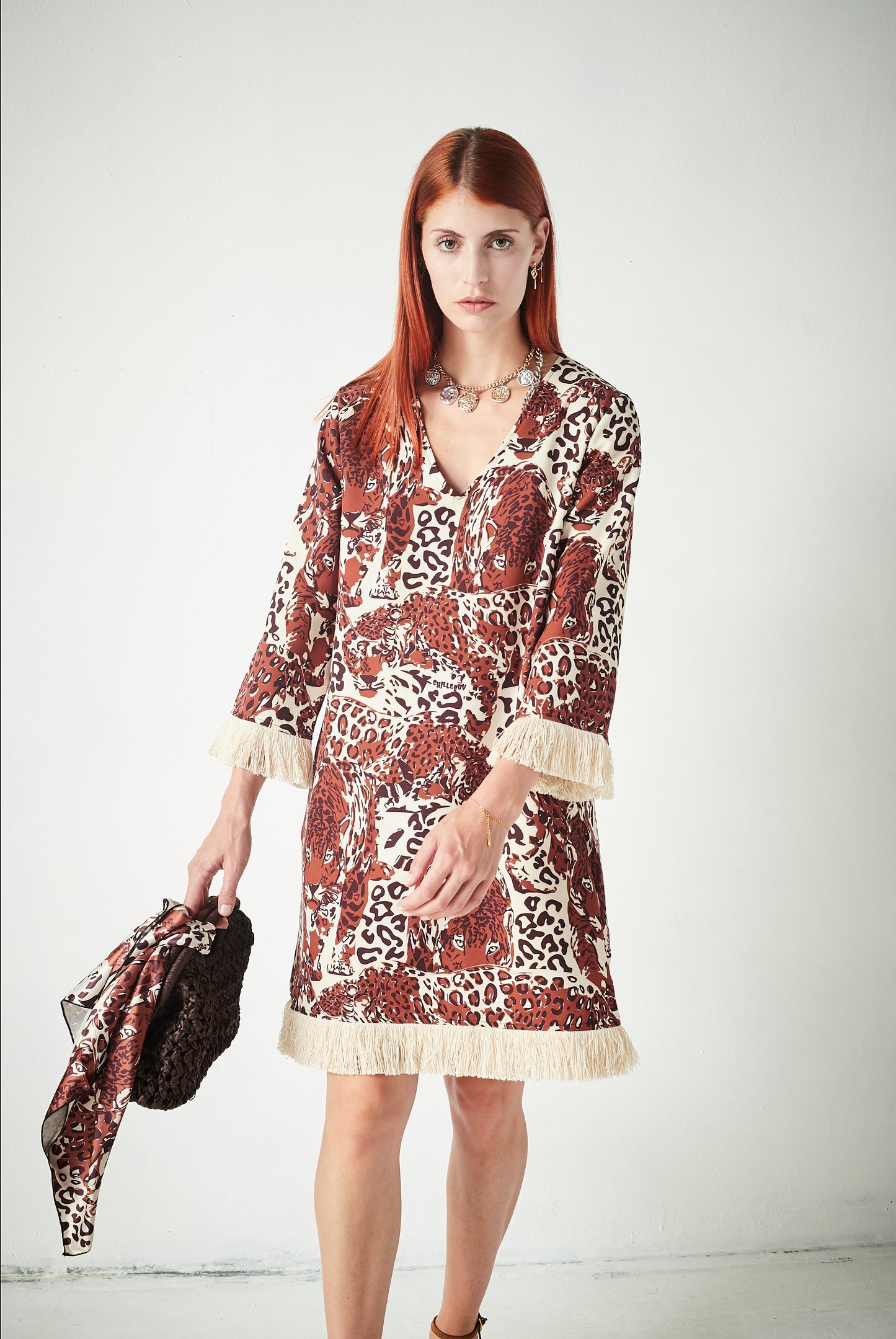 Vestido Safa Tiger Brown
