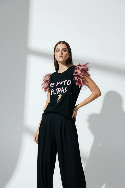 Camiseta Plumas Flipas