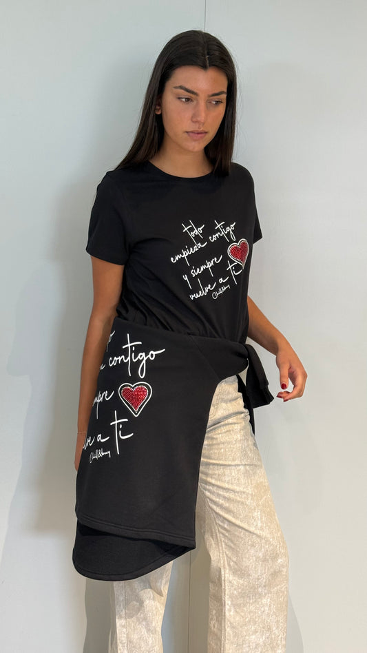 T-shirt Vuelve Strass