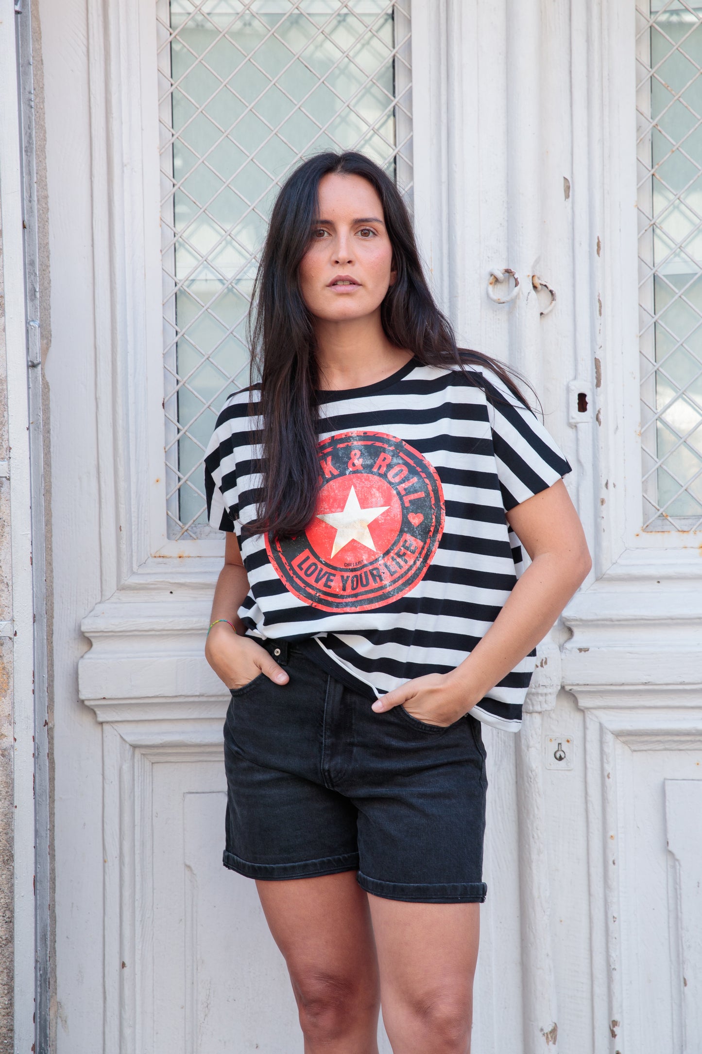 Camiseta Rayas Roll Lover