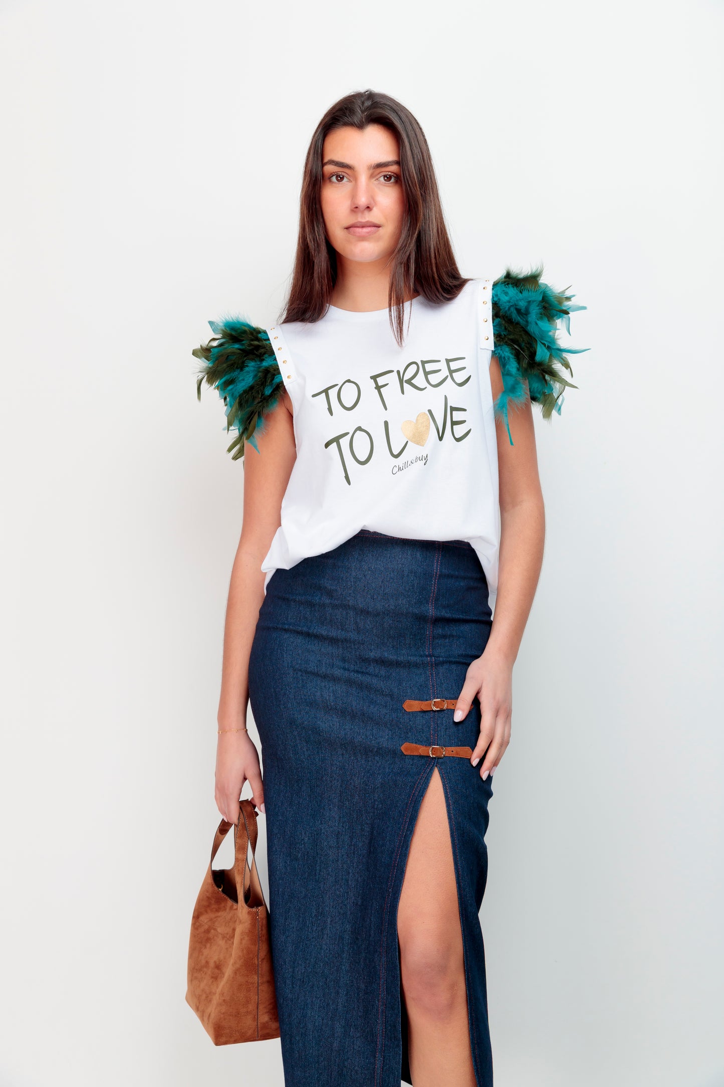 Camiseta Plumas To Free