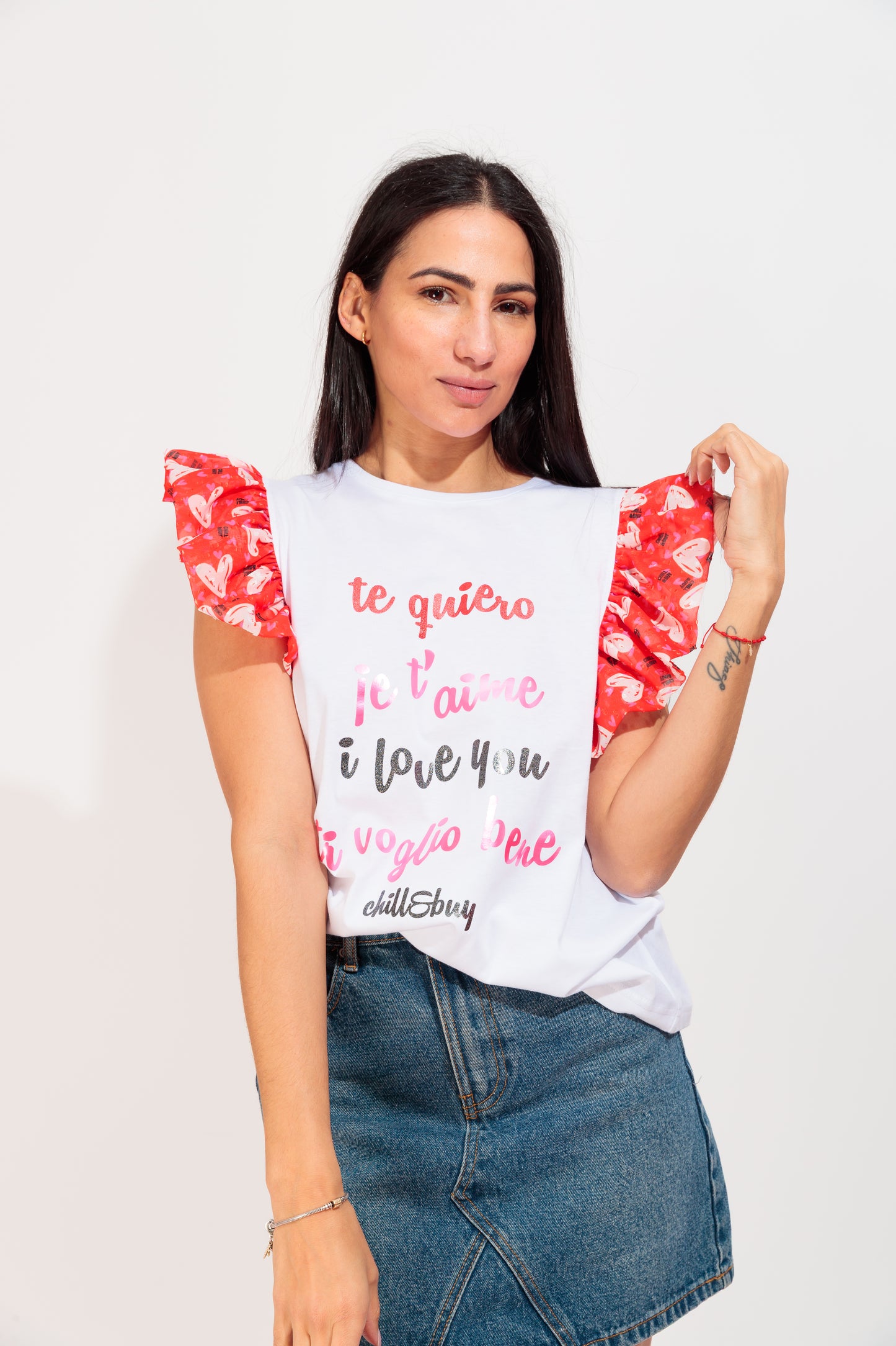 Camiseta Volantes Te Quiero