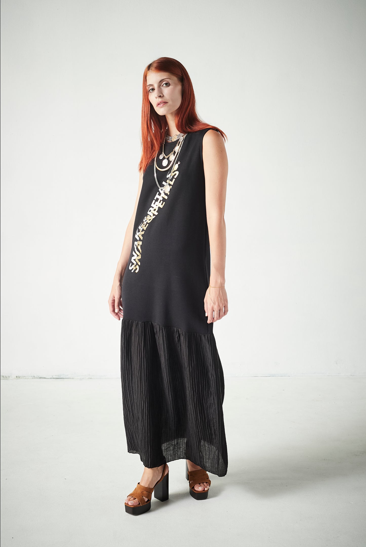 Vestido Textura Snake