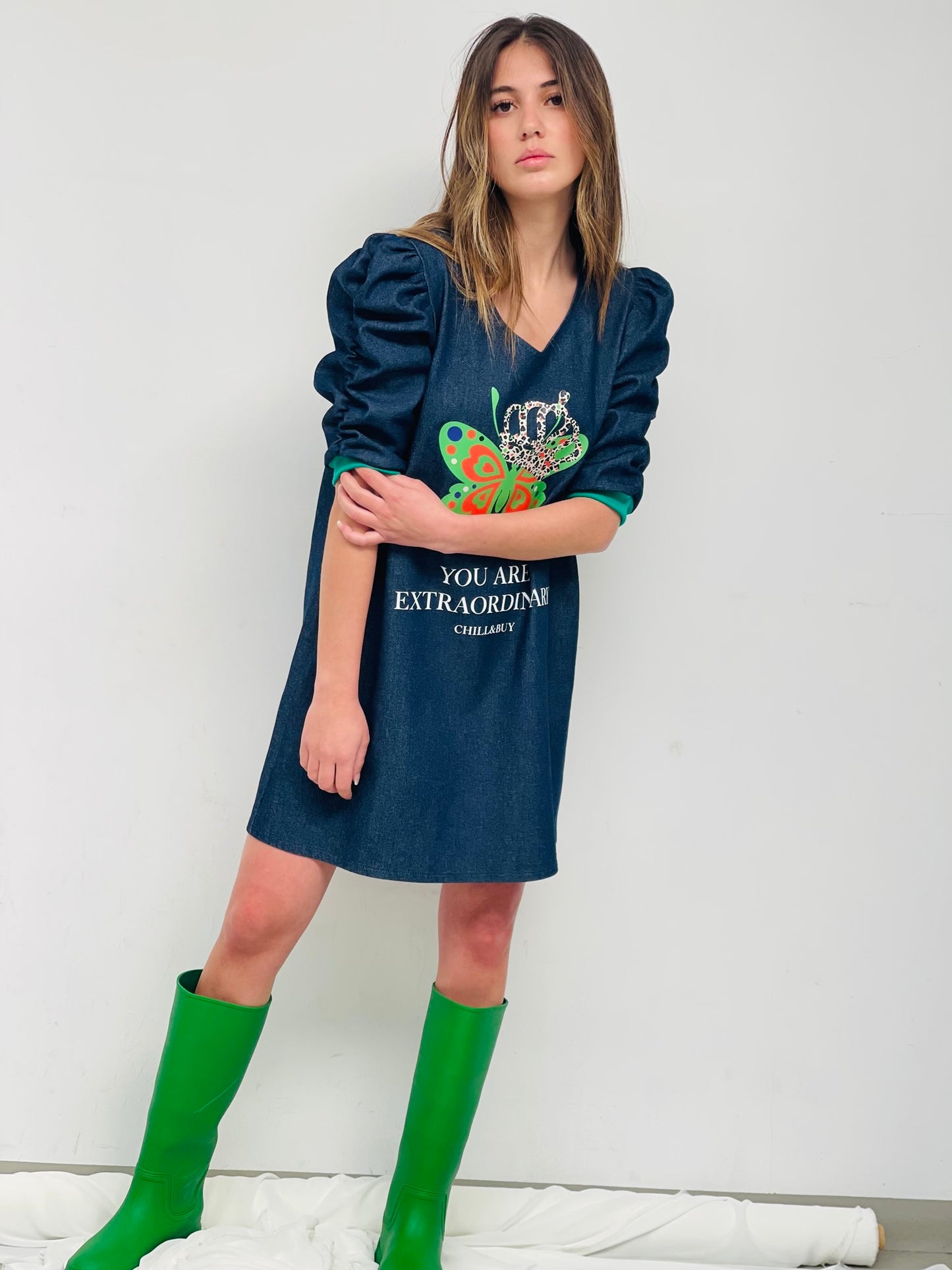 Vestido Vaquero Corona Fly