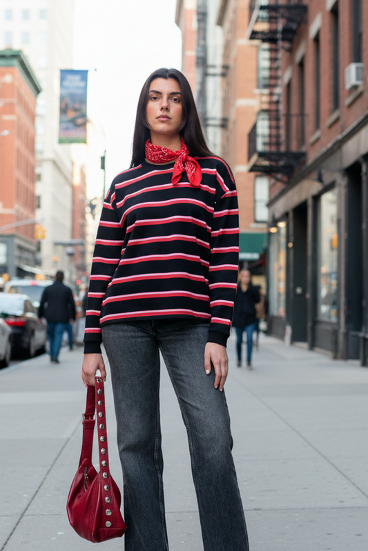 SKULL CHERRY SWEATSHIRT